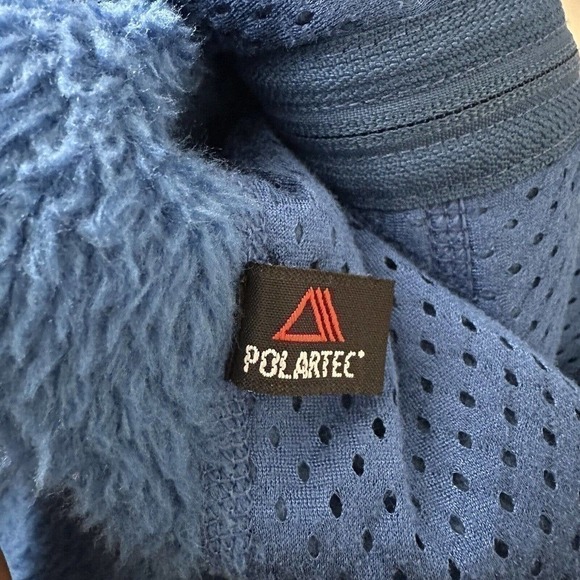 Patagonia Polar Tech Fleece Jacket Women's Blue No Size Tag Fits Like S - Picture 5 of 7